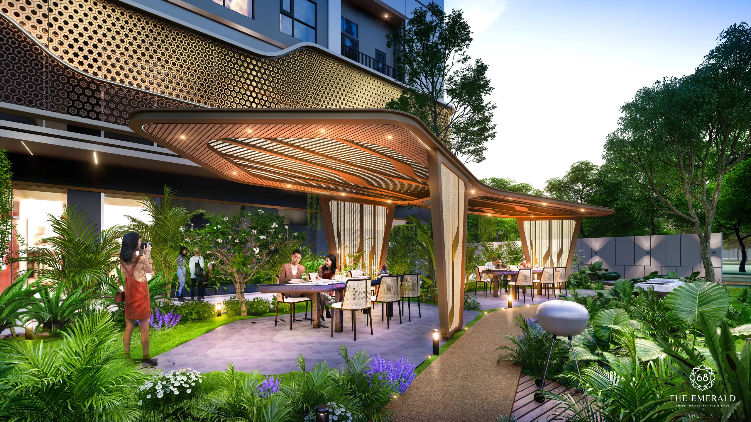 Vườn tiệc BBQ